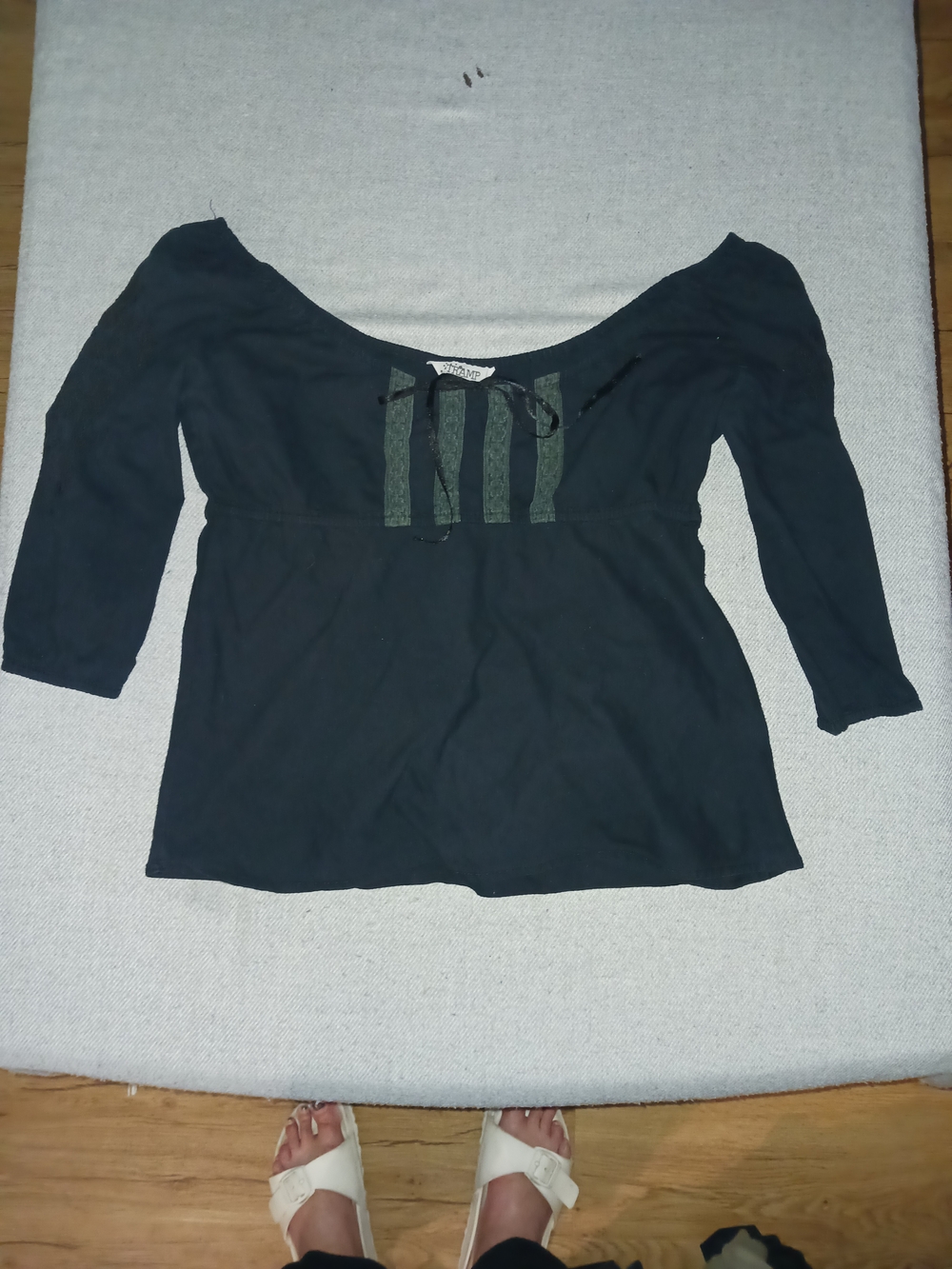 Tramp Women's Cotton Tunic Black Size Medium